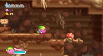 Kirby's Return to Dreamland screen shot game playing